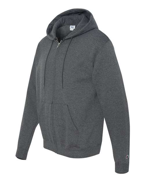 Champion Men's Powerblend Full-Zip Hooded Sweatshirt-2