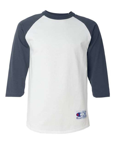 Champion Men's Raglan Sleeve Baseball T-Shirt-1
