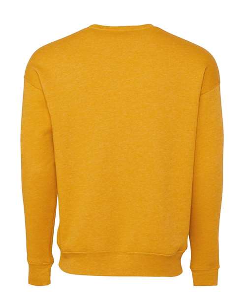 BELLA + CANVAS Men's Sponge Fleece Drop Shoulder Crewneck Sweatshirt-2