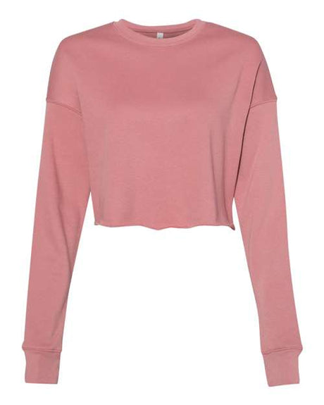BELLA + CANVAS Women's Crop Fleece Crewneck Sweatshirt-1