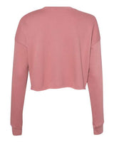 BELLA + CANVAS Women's Crop Fleece Crewneck Sweatshirt-2
