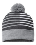 Cap America USA-Made Half Color Beanie