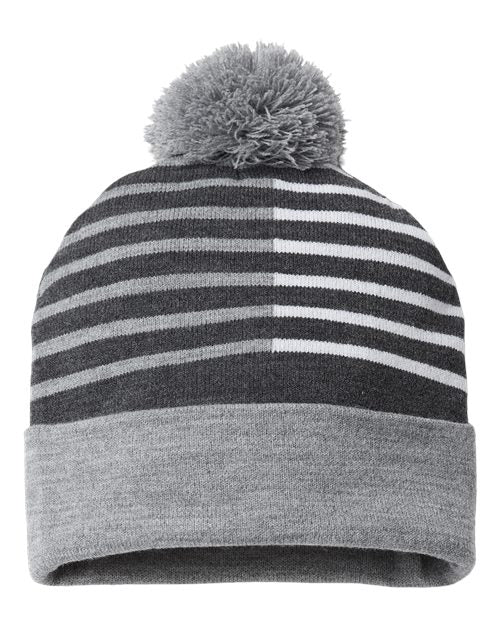Cap America USA-Made Half Color Beanie