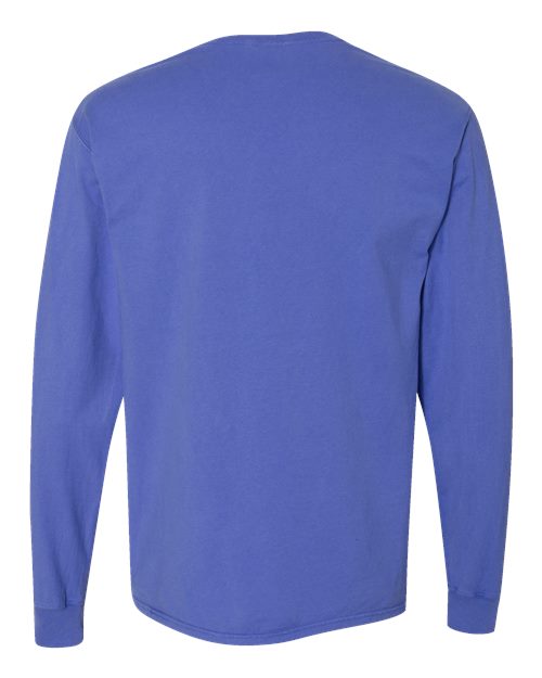 ComfortWash by Hanes Men's Garment-Dyed Long Sleeve T-Shirt With a Pocket-2