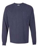 ComfortWash by Hanes Men's Garment-Dyed Long Sleeve T-Shirt With a Pocket-1