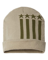 Cap America USA-Made Patriotic Cuffed Beanie-1