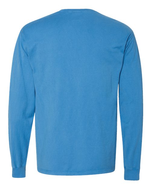 ComfortWash by Hanes Men's Garment-Dyed Long Sleeve T-Shirt With a Pocket-2