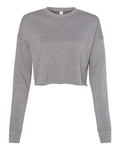 BELLA + CANVAS Women's Crop Fleece Crewneck Sweatshirt-1