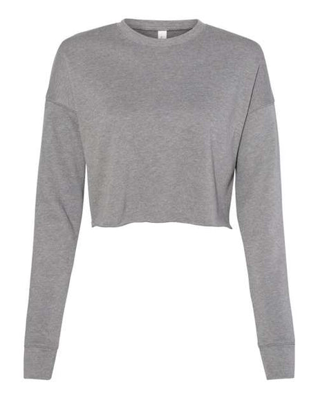 BELLA + CANVAS Women's Crop Fleece Crewneck Sweatshirt-1