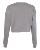 BELLA + CANVAS Women's Crop Fleece Crewneck Sweatshirt-2