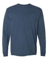 Comfort Colors Men's Garment-Dyed Heavyweight Long Sleeve Pocket T-Shirt-1