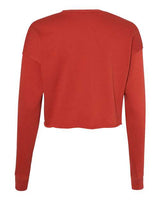 BELLA + CANVAS Women's Crop Fleece Crewneck Sweatshirt-2