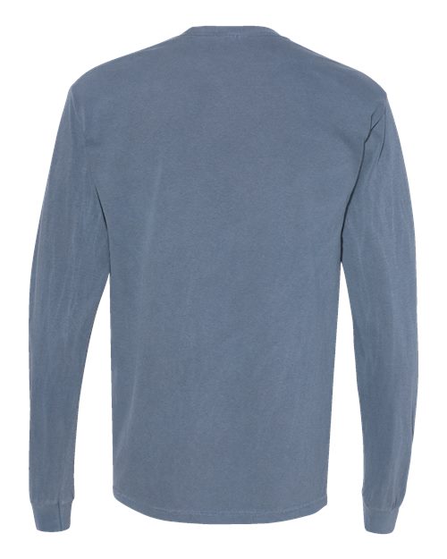 Comfort Colors Men's Garment-Dyed Heavyweight Long Sleeve Pocket T-Shirt-2