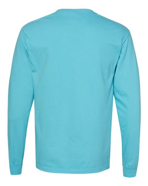 Comfort Colors Men's Garment-Dyed Heavyweight Long Sleeve Pocket T-Shirt-2