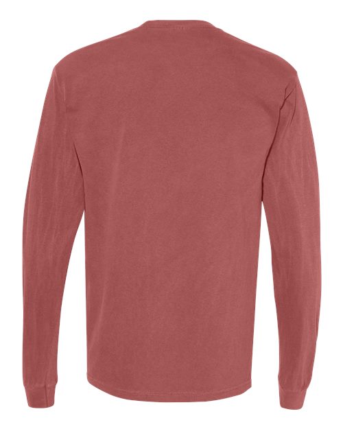 Comfort Colors Men's Garment-Dyed Heavyweight Long Sleeve Pocket T-Shirt-2