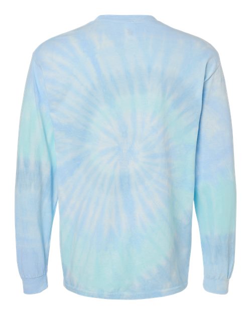 Colortone Men's Tie-Dyed Long Sleeve T-Shirt-2