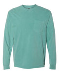 Comfort Colors Men's Garment-Dyed Heavyweight Long Sleeve Pocket T-Shirt-1