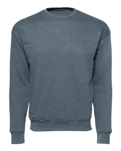 BELLA + CANVAS Men's Sponge Fleece Drop Shoulder Crewneck Sweatshirt-1