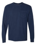 Comfort Colors Men's Garment-Dyed Heavyweight Long Sleeve Pocket T-Shirt-1