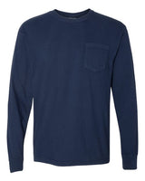 Comfort Colors Men's Garment-Dyed Heavyweight Long Sleeve Pocket T-Shirt-1