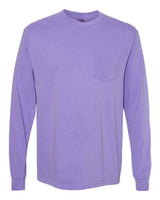 Comfort Colors Men's Garment-Dyed Heavyweight Long Sleeve Pocket T-Shirt-1