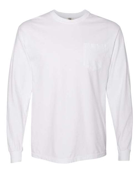 Comfort Colors Men's Garment-Dyed Heavyweight Long Sleeve Pocket T-Shirt-1