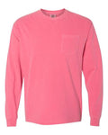 Comfort Colors Men's Garment-Dyed Heavyweight Long Sleeve Pocket T-Shirt-1