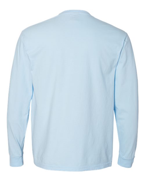 Comfort Colors Men's Garment-Dyed Heavyweight Long Sleeve Pocket T-Shirt-2