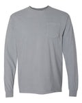 Comfort Colors Men's Garment-Dyed Heavyweight Long Sleeve Pocket T-Shirt-1