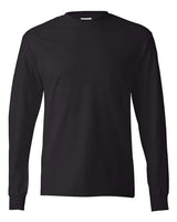 Hanes Men's Authentic 100% Cotton Long Sleeve T-Shirt 5586-1