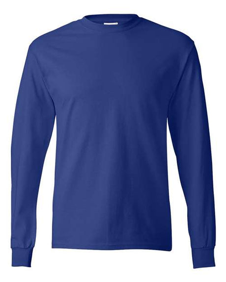 Hanes Men's Authentic 100% Cotton Long Sleeve T-Shirt 5586-1