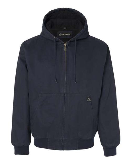 DRI DUCK Men's Cheyenne Boulder Cloth Hooded Jacket with Tricot Quilt Lining-1