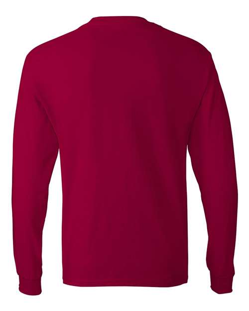 Hanes Men's Authentic 100% Cotton Long Sleeve T-Shirt 5586-3