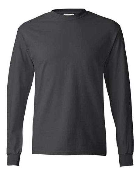Hanes Men's Authentic 100% Cotton Long Sleeve T-Shirt 5586-1
