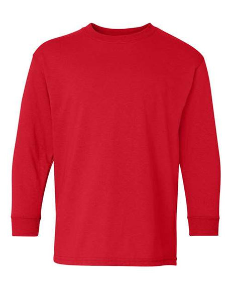 Gildan Youth Heavy Cotton Long Sleeve T-Shirt-1