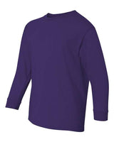 Gildan Youth Heavy Cotton Long Sleeve T-Shirt-2