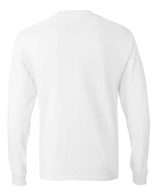 Hanes Men's Authentic 100% Cotton Long Sleeve T-Shirt 5586-3