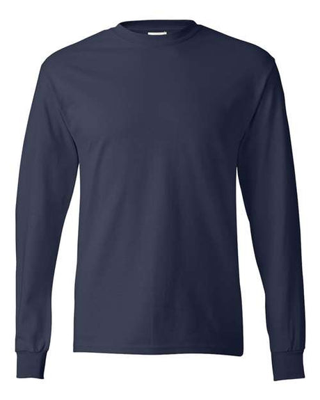 Hanes Men's Authentic 100% Cotton Long Sleeve T-Shirt 5586-1