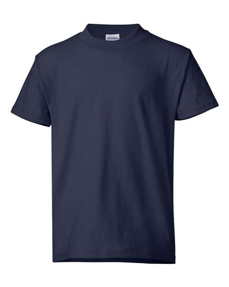 Hanes Youth EcoSmart 50/50 Cotton/Poly T-Shirt-1