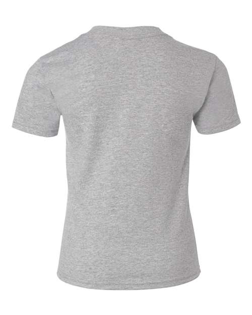 Hanes Youth EcoSmart 50/50 Cotton/Poly T-Shirt-3