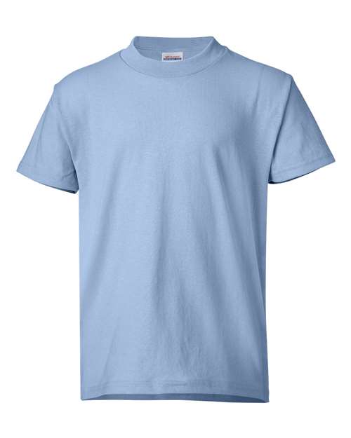 Hanes Youth EcoSmart 50/50 Cotton/Poly T-Shirt-1