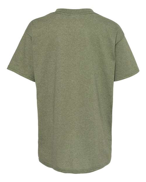 Hanes Youth EcoSmart 50/50 Cotton/Poly T-Shirt-2