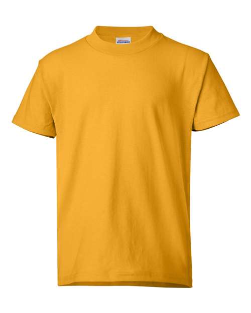 Hanes Youth EcoSmart 50/50 Cotton/Poly T-Shirt-1