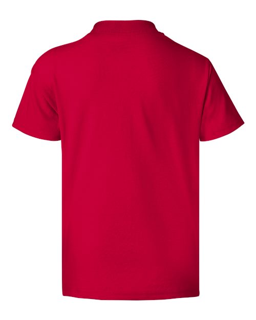 Hanes Youth EcoSmart 50/50 Cotton/Poly T-Shirt-3