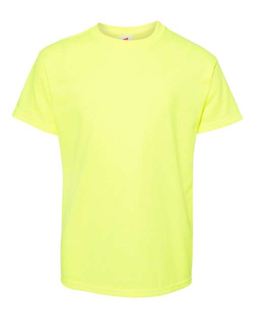 Hanes Youth EcoSmart 50/50 Cotton/Poly T-Shirt-1