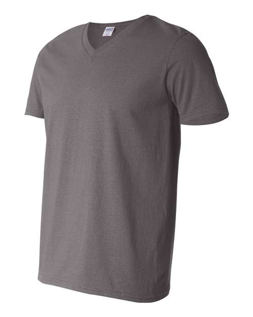 Gildan Men's Softstyle V-Neck T-Shirt-2