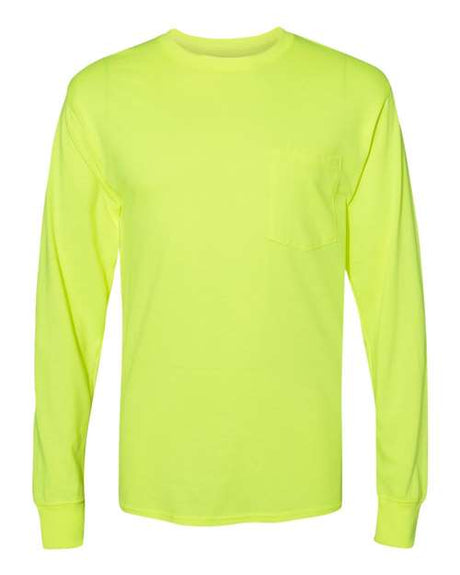  Men's Workwear Long Sleeve Pocket T-Shirt-1