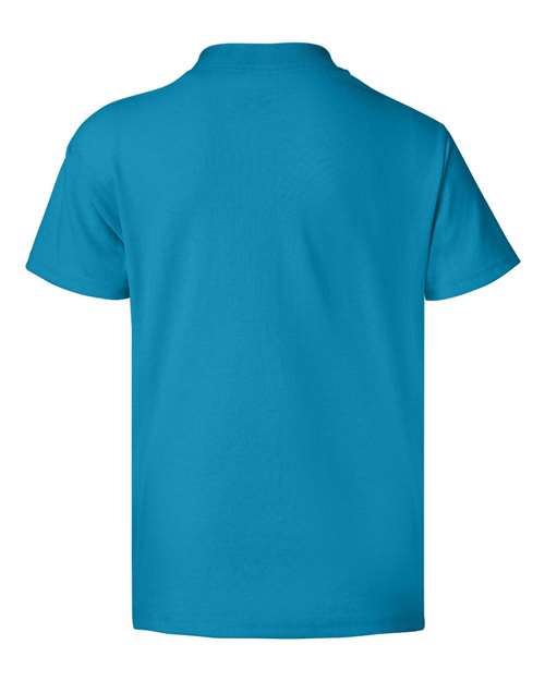 Hanes Youth EcoSmart 50/50 Cotton/Poly T-Shirt-3