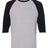 Gildan Men's Heavy Cotton Raglan Three-Quarter Sleeve T-Shirt-1
