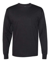  Men's Workwear Long Sleeve Pocket T-Shirt-1